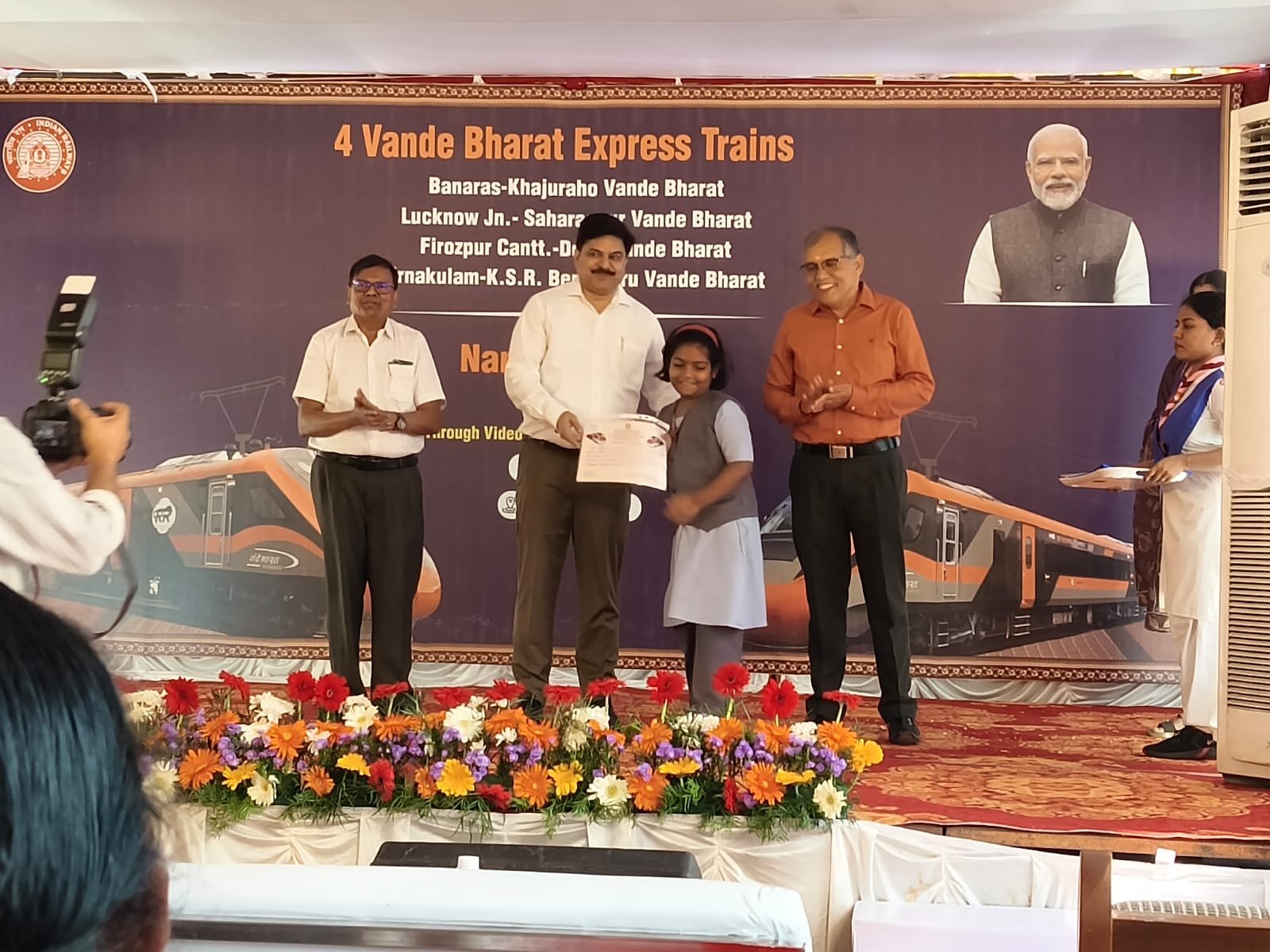 Vande Bharat express inauguration