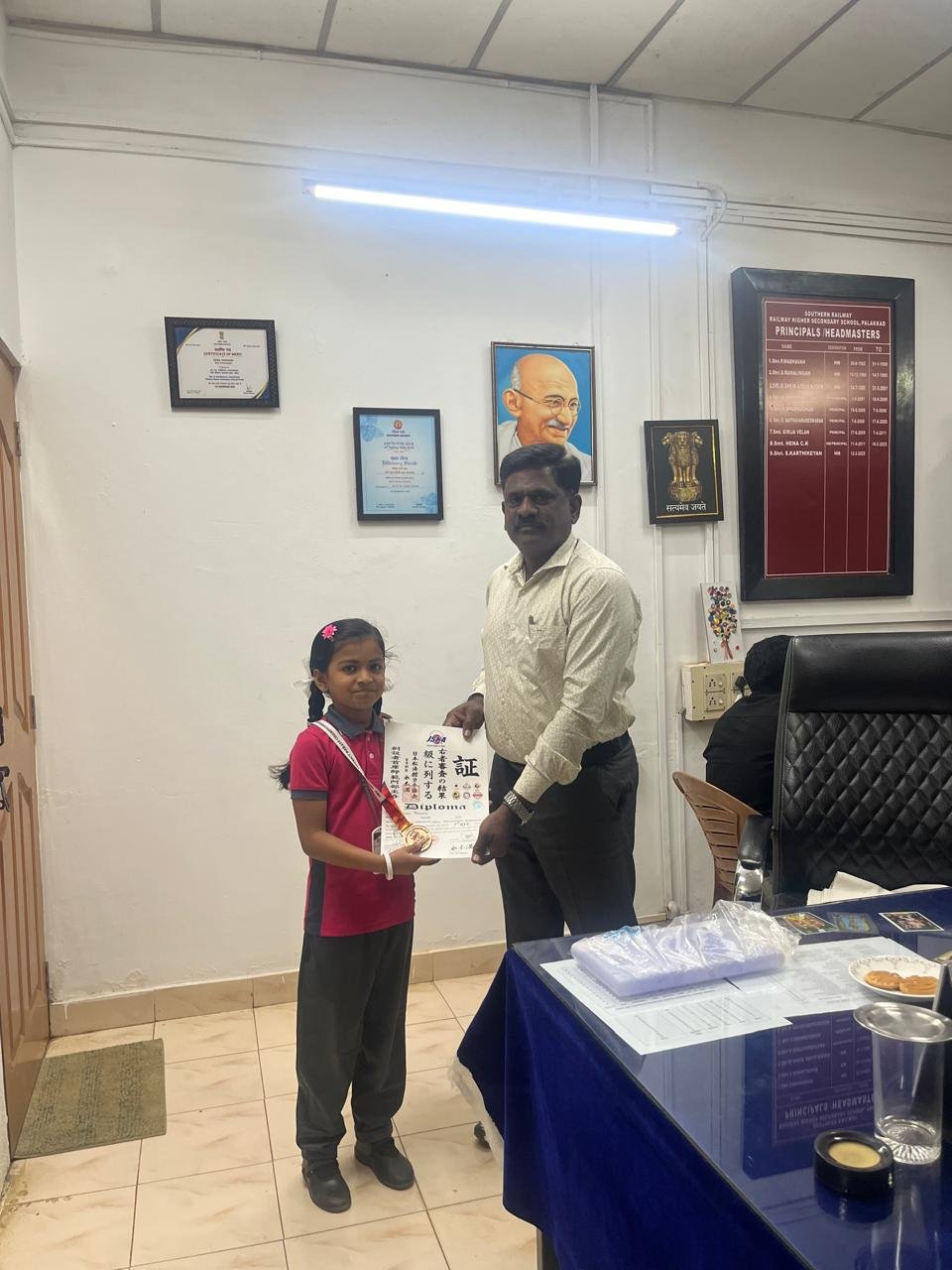 Karate competition winners